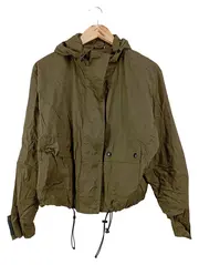 Vorschaubild 1 von Leichte Jacke Damen XS Grün Casual Nylon Kapuze Reißverschluss