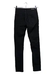 Vorschaubild 2 von High Waist Jeans Straight Leg Damen W26/34/XS Schwarz Baumwolle