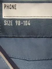 Vorschaubild 4 von Leichte Jacke Kinder Gr. 98/104 Blau Casual Outdoor Kapuze