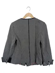 Vorschaubild 2 von Blazer Damen Gr. 36/S Schwarz Elegant Business 3/4-Arm Grafik
