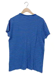 Vorschaubild 2 von MARC O POLO Damen T-Shirt Blau Gestreift Gr. 38/M Baumwolle Casual