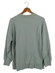 Vorschaubild 2 von Damen Pullover Gr. 38/M Grün Casual Logo-Print Sweatshirt