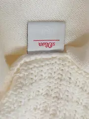 Vorschaubild 3 von Damen Pullover Gr. 34/XS Weiß Casual Strick Wasserfallkragen