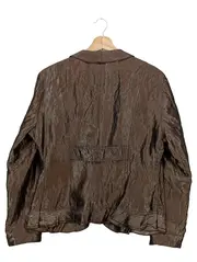 Vorschaubild 2 von TAIFUN Damen Sweatjacke Braun Einheitsgröße Elegant Rüschen Nieten