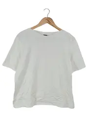 Vorschaubild 1 von Damen T-Shirt Gr. 38/M Weiß Basic Casual Kurzarm