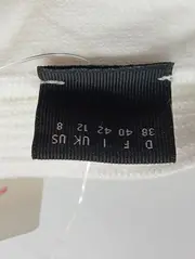 Vorschaubild 4 von Damen T-Shirt Gr. 38/M Weiß Basic Casual Kurzarm