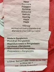 Vorschaubild 5 von Kinder Stoffhose Gr. 152 Rot Casual Hose Mädchen