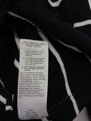 Vorschaubild 4 von Damen Pullover Gr. 34/XS Schwarz Gestreift Klassisch Casual