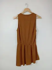 Vorschaubild 3 von Damen Freizeitkleid Gr. 36/S Braun Casual ärmellos Minikleid