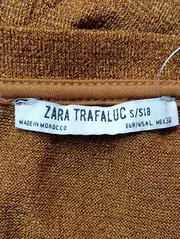 Vorschaubild 4 von Damen Freizeitkleid Gr. 36/S Braun Casual ärmellos Minikleid