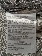 Vorschaubild 4 von MARC O POLO Damen Freizeitkleid Gr. 38/M Oliv Floral Baumwolle Midi