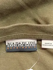 Vorschaubild 3 von Herren T-Shirt Grün Gr. 52/L Casual Sportlich Logo-Print