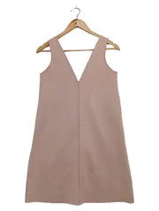 Vorschaubild 1 von Damen Freizeitkleid Gr. 38/M Rosa Minimalistisches Midikleid