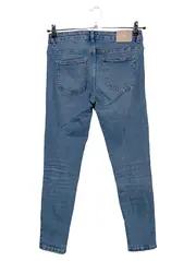 Vorschaubild 2 von Damen Jeans Slim Fit Gr. 38/M W29 Blau Stretch Hose