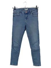 Vorschaubild 1 von Damen Jeans Slim Fit Gr. 38/M W29 Blau Stretch Hose