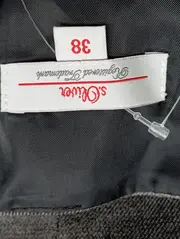 Vorschaubild 3 von Businesskleid Damen Gr. 38/M Grau Kariert Elegant