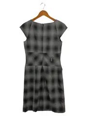 Vorschaubild 2 von Businesskleid Damen Gr. 38/M Grau Kariert Elegant