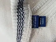 Vorschaubild 4 von Pullover Kinder Gr. 158/164 Weiß Basic Baumwolle Langarm