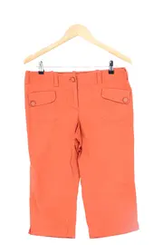 Vorschaubild 1 von Damen Stoffhose Gr. 42 XL Orange Baumwolle Casual