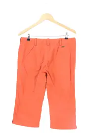 Vorschaubild 2 von Damen Stoffhose Gr. 42 XL Orange Baumwolle Casual