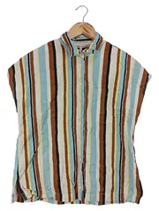 Vorschaubild 1 von Damen Hemdbluse Gr. 36/S Mehrfarbig Gestreift Casual Bluse