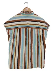 Vorschaubild 2 von Damen Hemdbluse Gr. 36/S Mehrfarbig Gestreift Casual Bluse