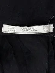 Vorschaubild 3 von Damen Blusenkleid Gr. 38/M Schwarz Elegant Klassisch Polyester