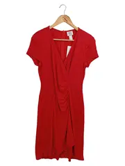 Vorschaubild 1 von Etuikleid Damen Gr. 38/M Rot Elegant Klassisch Business