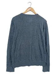 Vorschaubild 2 von Herren Pullover Gr. 48/M Blau Casual Langarm Basic