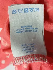 Vorschaubild 4 von Damen Freizeitkleid Gr. 34/XS Rot Floral Viskose Sommer