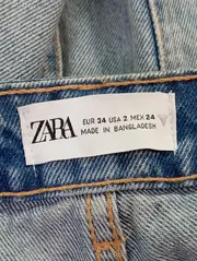 Vorschaubild 3 von Damen Destroyed Jeans Gr. 34 XS Blau Modern Casual Ripped Denim Hose