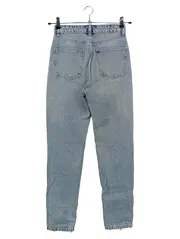 Vorschaubild 2 von Damen Destroyed Jeans Gr. 34 XS Blau Modern Casual Ripped Denim Hose