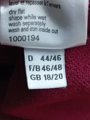 Vorschaubild 5 von Strickjacke Damen Gr. 44/46 Rosa Schurwolle Klassisch Elegant