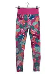 Vorschaubild 2 von Damen Leggings S W28;36 Mehrfarbig Tropisches Muster Streetwear