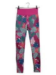 Vorschaubild 1 von Damen Leggings S W28;36 Mehrfarbig Tropisches Muster Streetwear