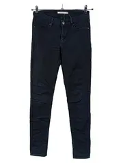 Vorschaubild 1 von LEVIS 711 Skinny Jeans Damen W25/34 Schwarz Stretch Denim Hose