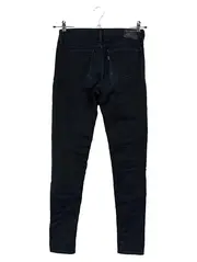 Vorschaubild 3 von LEVIS 711 Skinny Jeans Damen W25/34 Schwarz Stretch Denim Hose