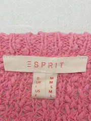 Vorschaubild 3 von Damen Pullover Rosa 40/M Casual Strukturmuster Langarm