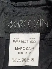 Vorschaubild 3 von Damen Bleistiftrock Gr. 38/M Schwarz Elegant Strukturmuster