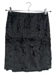 Vorschaubild 1 von Damen Bleistiftrock Gr. 38/M Schwarz Elegant Strukturmuster