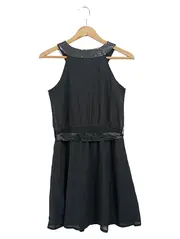 Vorschaubild 2 von festliches Kleid Kinder Gr. 158 Schwarz Pailletten Elegant