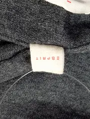 Vorschaubild 3 von Damen Strickjacke 3/4 Arm Grau Gr. 38 Meliert Oversized