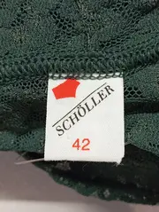 Vorschaubild 3 von Damen T-Shirt Gr. 42/L Grün Spitze Feminin Vintage