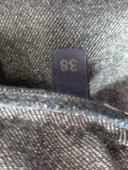 Vorschaubild 4 von Minirock Damen 38/M Blau Elegant Luxuriös Reißverschluss Metallic