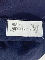 Vorschaubild 3 von Damen Bluse Blau Gr. 44/L Casual Basic Baumwolle Polyester