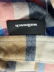 Vorschaubild 3 von Hemdbluse Damen Gr. 36/S Mehrfarbig Kariert Casual Langarm