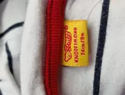 Vorschaubild 3 von Kinder Kapuzenpullover Gr. 74 Blau Bär Anker Motiv Hoodie