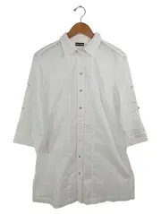 Vorschaubild 1 von Bluse Damen Weiß Gr. 40/M Klassische Baumwollbluse 3/4 Arm