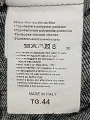 Vorschaubild 3 von Roma Strickkleid Gr. 40 Geometrisch Schwarz Grau Gold