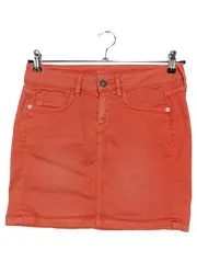 Vorschaubild 1 von Damen Jeansrock Gr. 40 Rot Casual Minirock